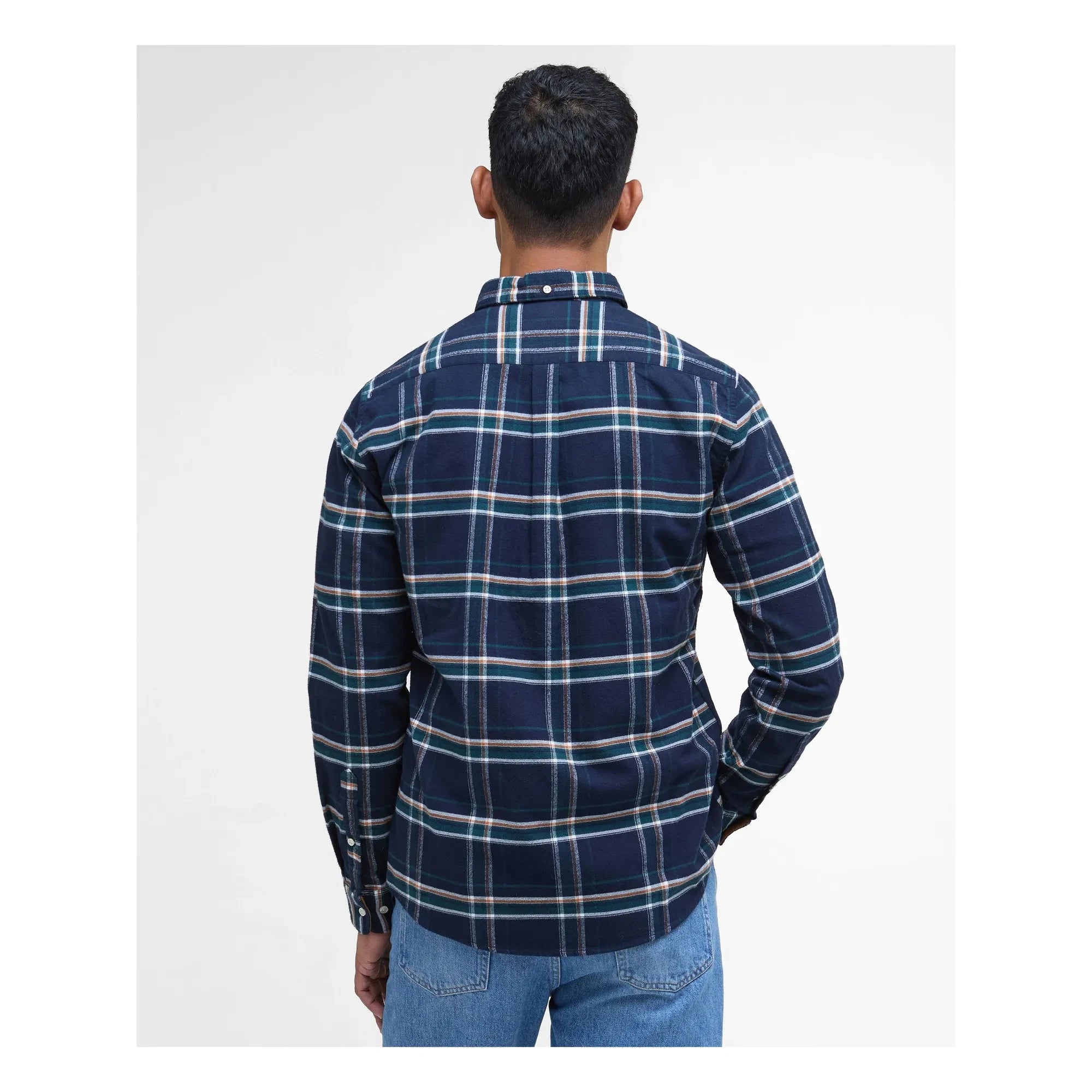 Barbour - Ronan Kareli Gömlek | Petrol Mavisi