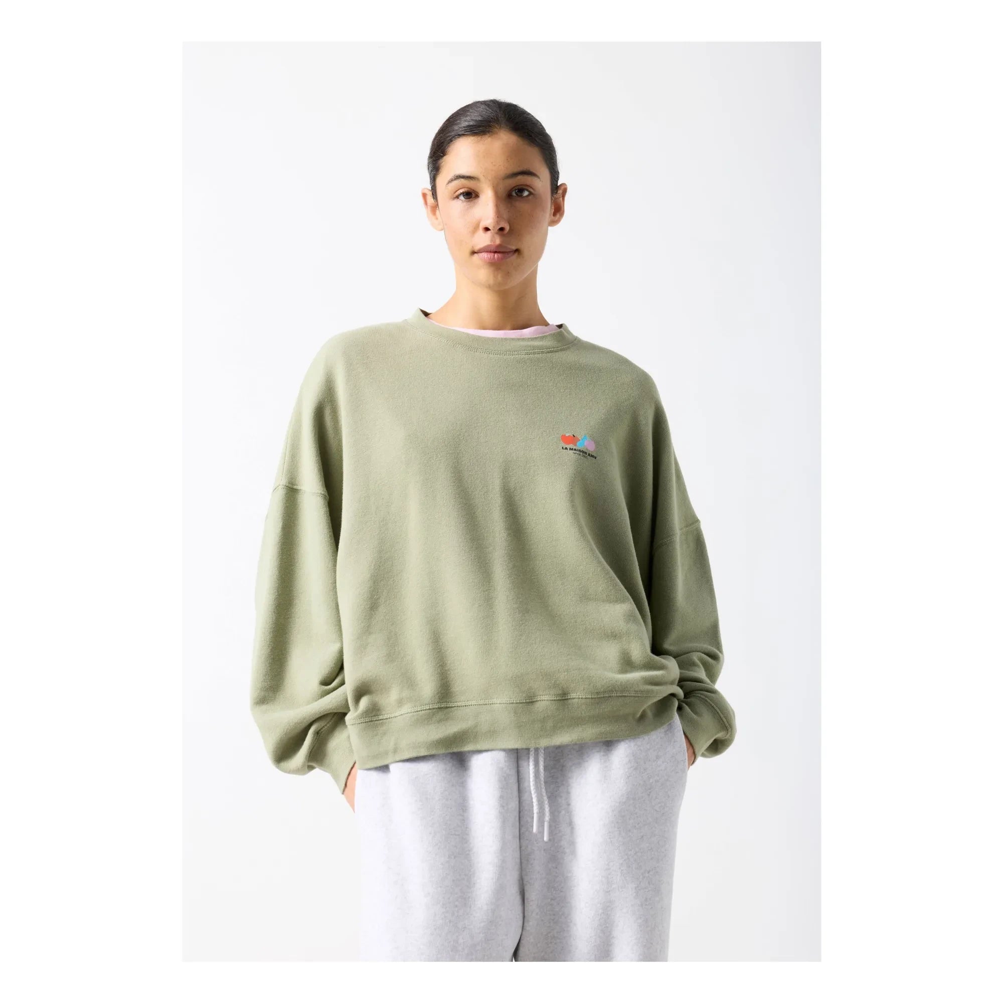 American Vintage - Atubay Cotton Sweatshirt | Khaki