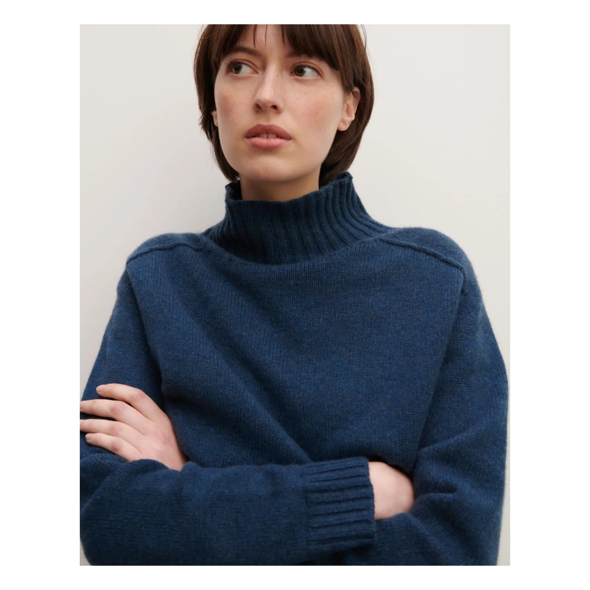 Bompard - Rollkragenpullover Kaschmir | Marineblau
