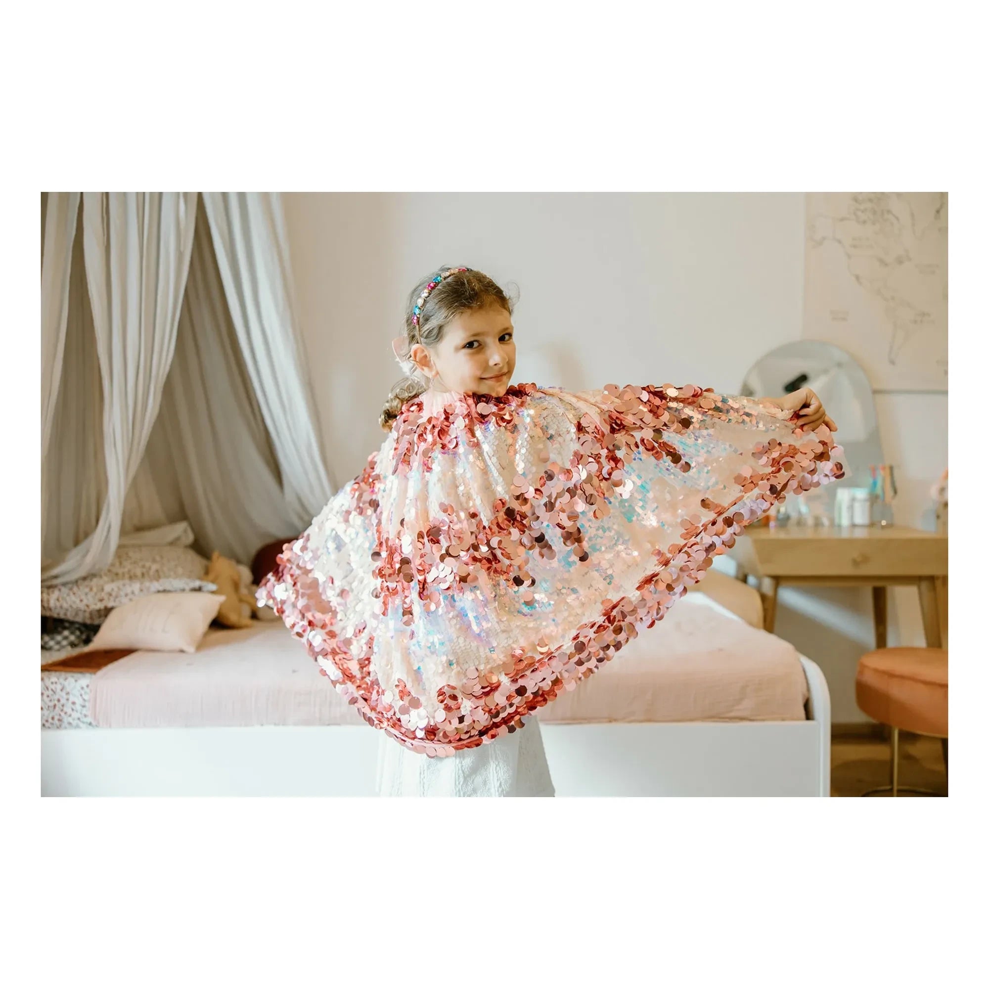 Great Pretenders - 5th Avenue payetli pelerin | Pembe