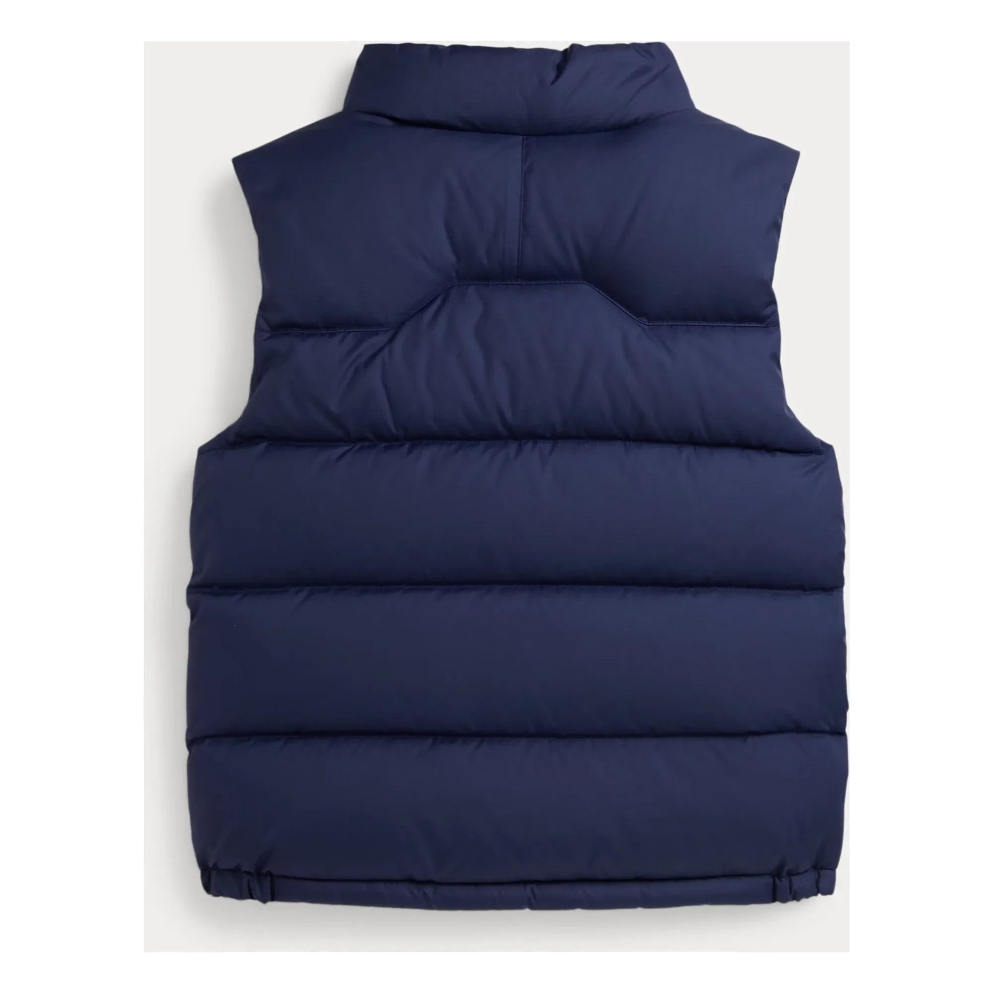 Ralph Lauren - Logo Sleeveless Puffer Vest Made from Recycled Fibers | Navy Blue