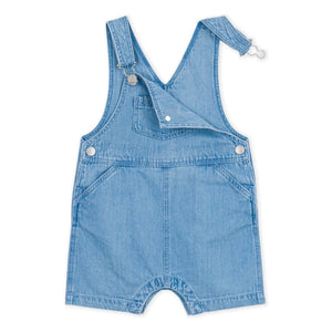 Petit Bateau - Açık Mavi | Denim Organik Pamuk Salopet
