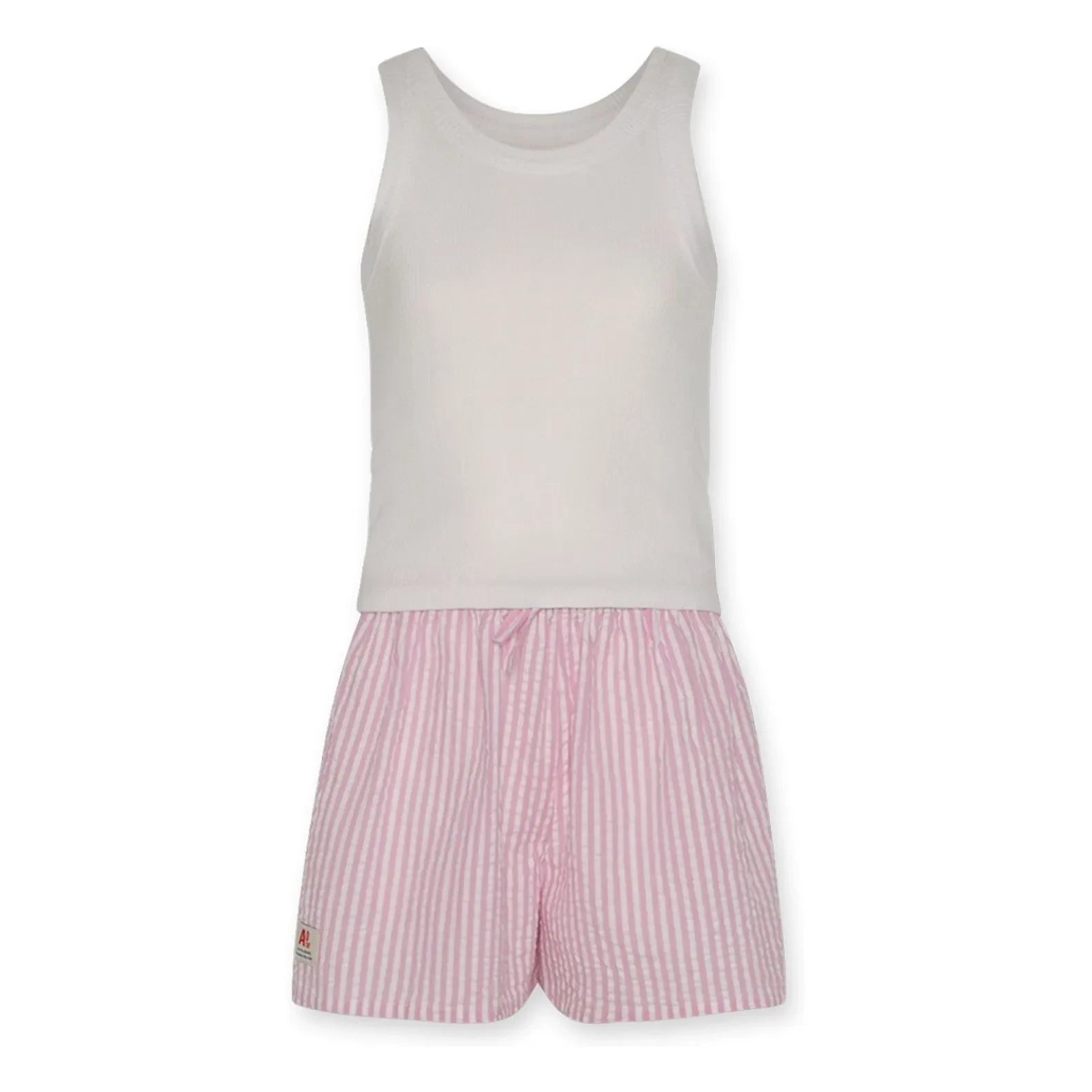 AO76 - La Pajama striped pajamas | Pink