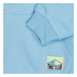 Tumble N'Dry - Tuzlu Organik Pamuklu Kapüşonlu Sweatshirt | Açık Mavi