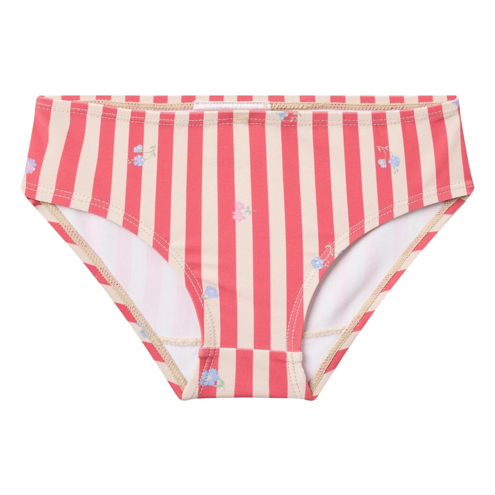 Wheat - Alma Striped Recycled Fibre Swimsuit | Red