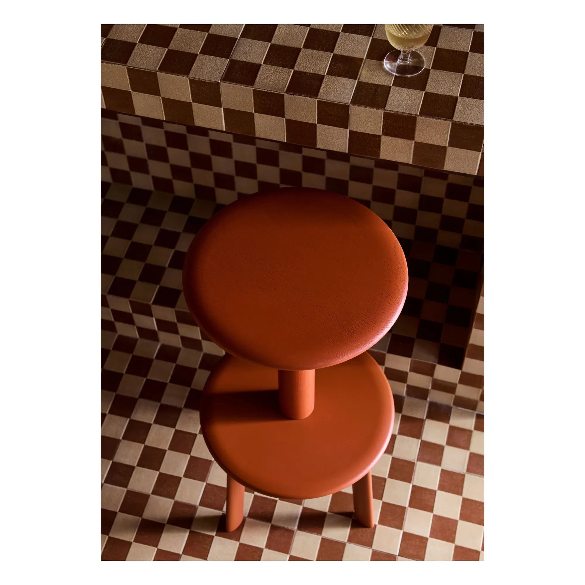 & Tradition - Solid Tabure AV40 75 cm, Anderssen & Voll | Kırmızı