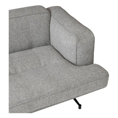 & Tradition - Inland AV22 2-Sitzer Sofa, Schwarzes Gestell | Grau