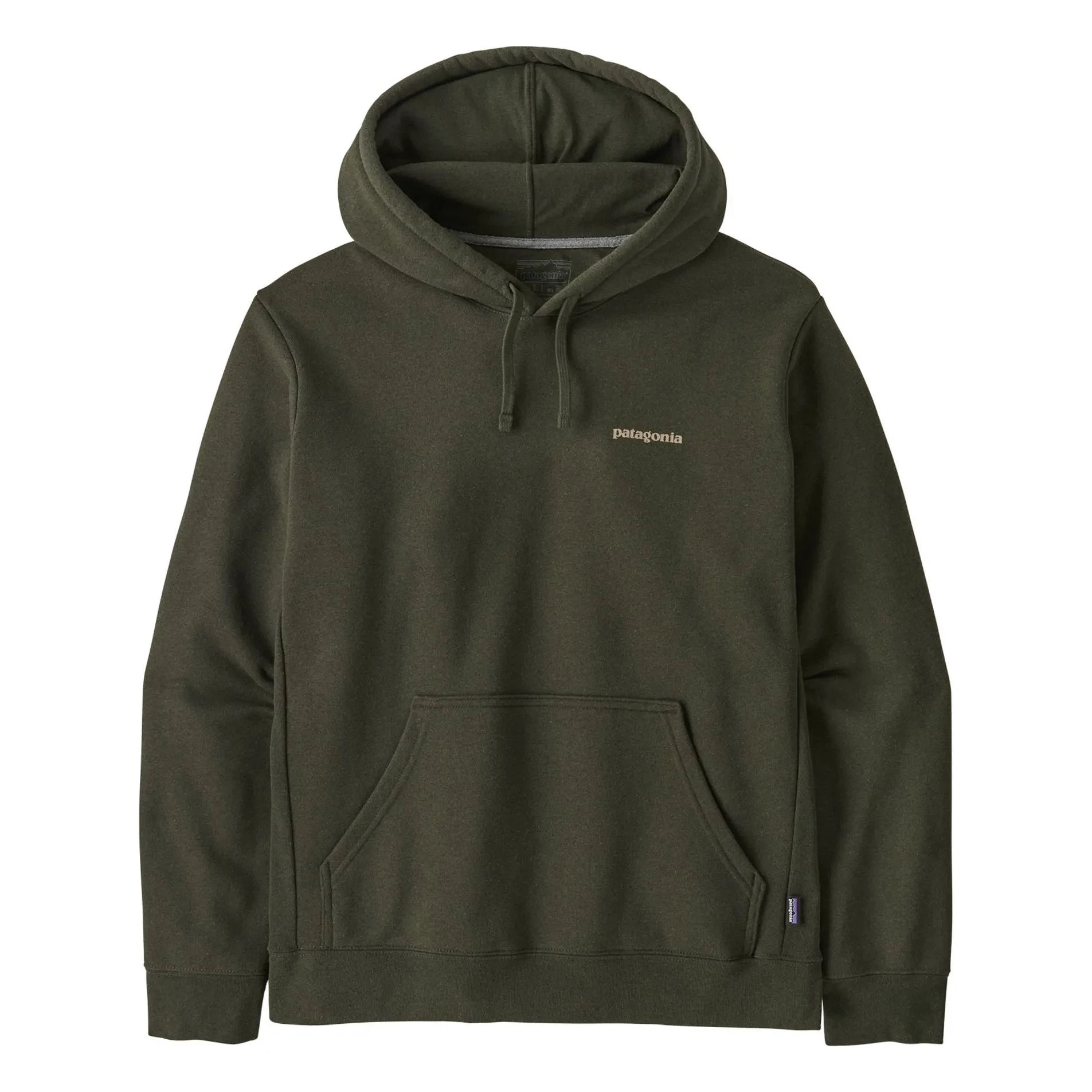 Patagonia – Kapuzenpullover Logo Uprisal Recycelte Fasern | Khaki