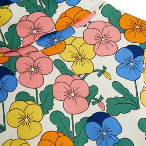Mini Rodini - Organic cotton floral turtleneck | Ecru
