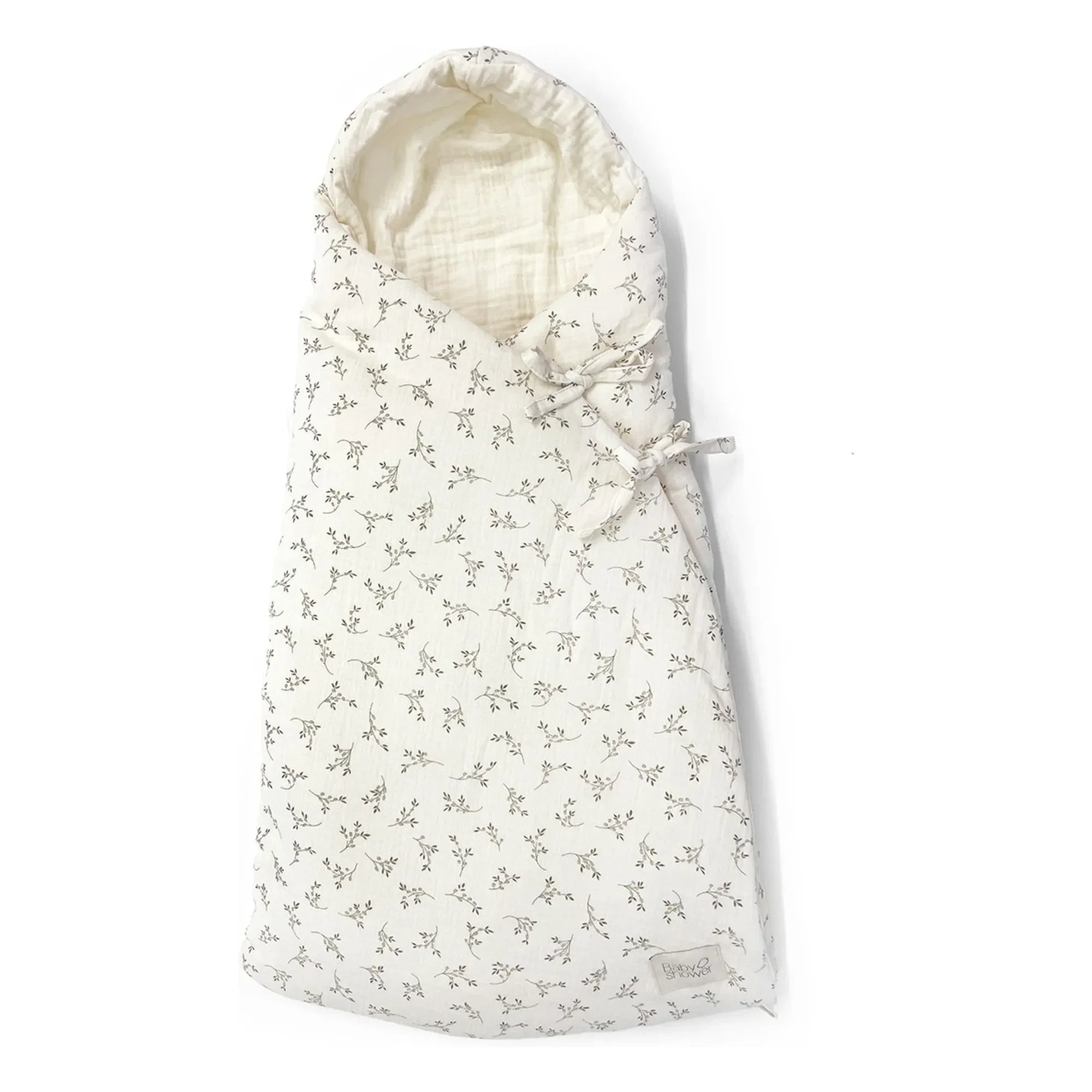Babyshower - Candy Olive Bloom | Ecru Babystrampler