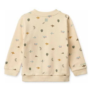 Liewood - Thora Aviator Sweatshirt aus Bio-Baumwolle | Ecru