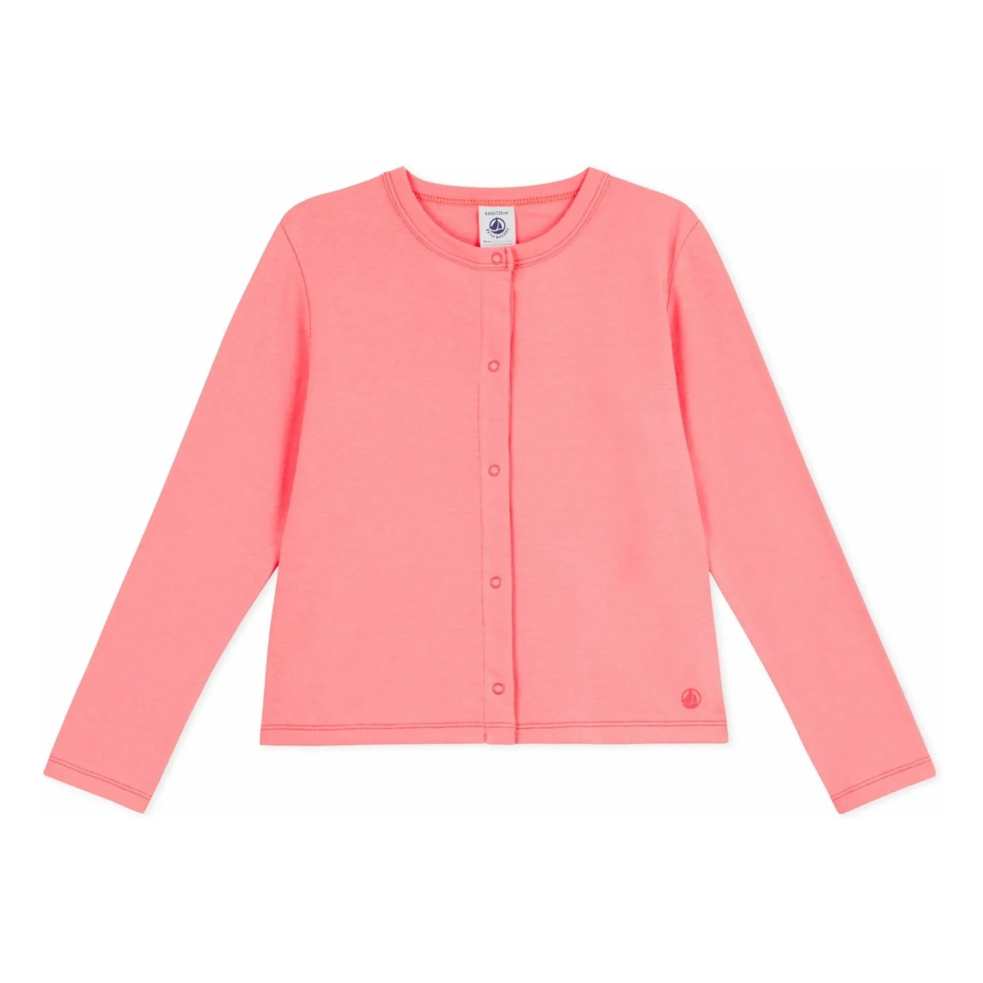 Petit Bateau - Organic cotton cardigan | Coral