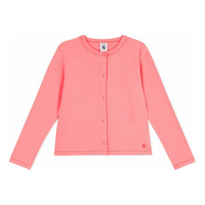 Petit Bateau - Organic cotton cardigan | Coral