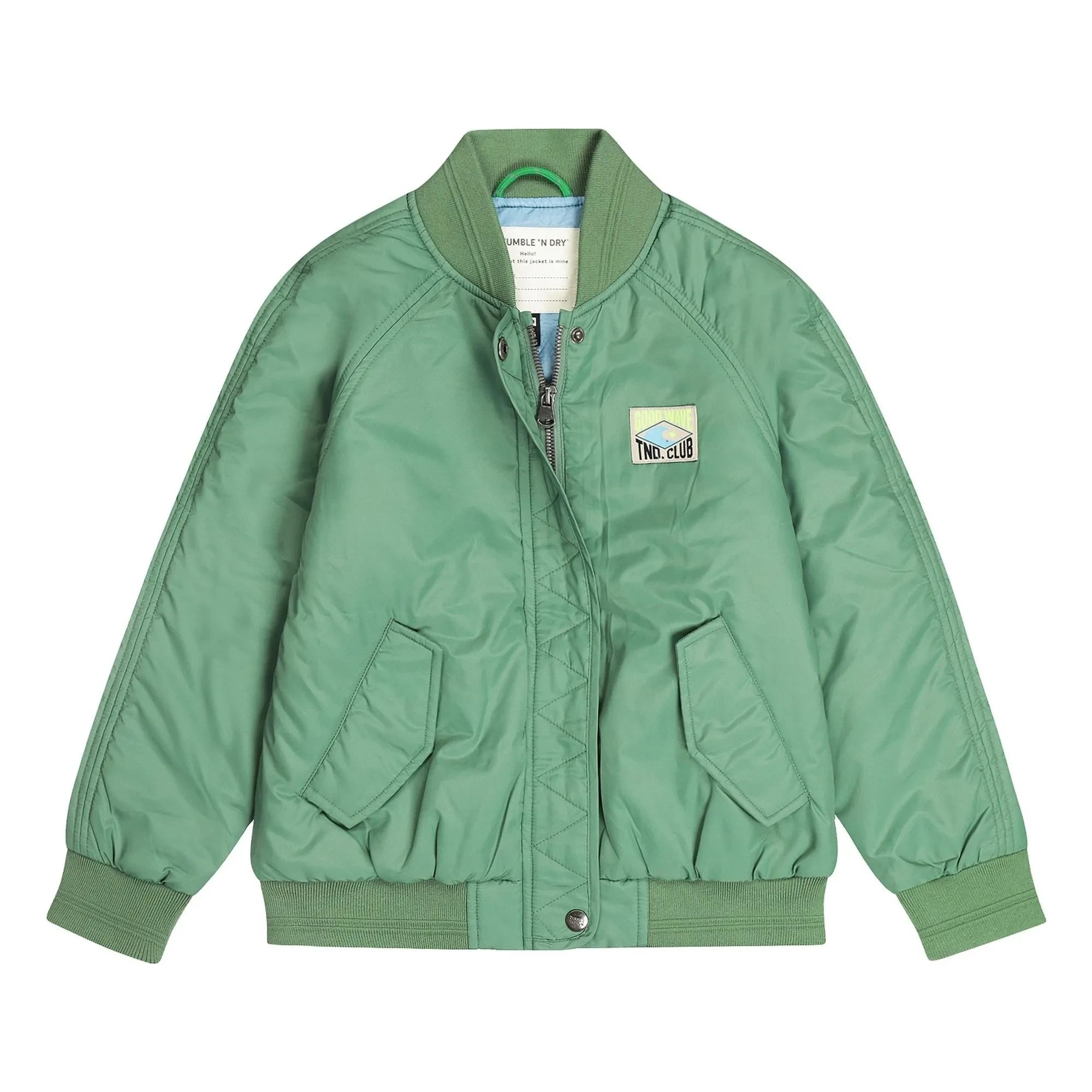 Tumble N'Dry – Bomberjacke aus recycelten Fasern „Deniz Kıyısı“ | Grün