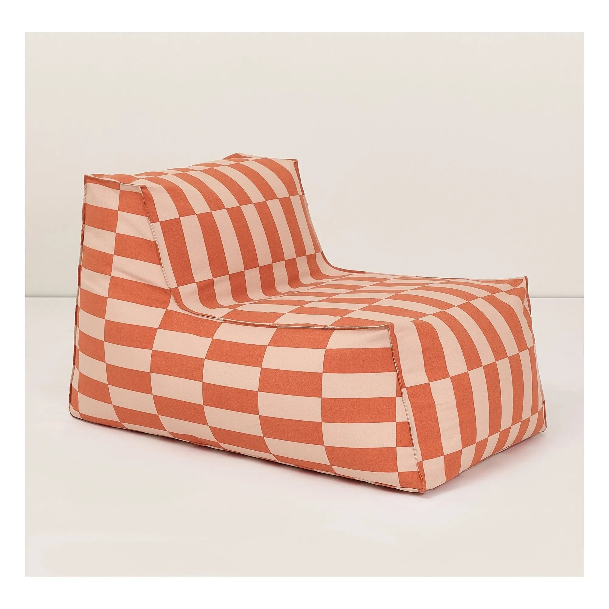 Nobodinoz - Matteo Tiles Outdoor-Langhocker | Orange