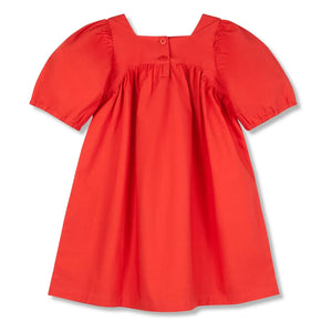 Wynken - Flauschiges Kleid | Rot