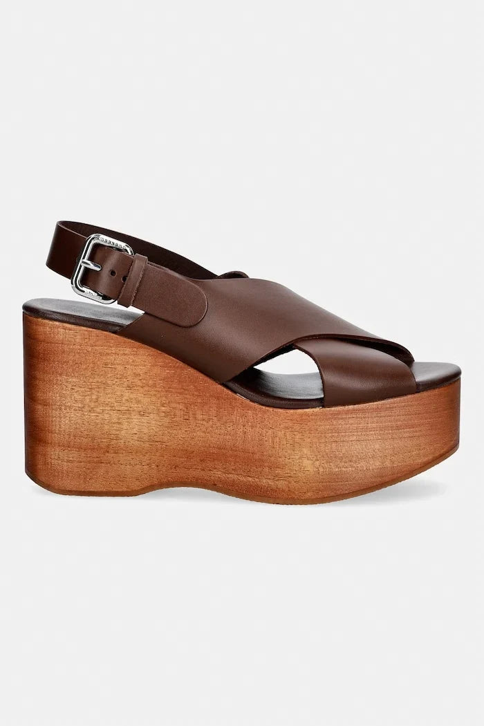 Weekend Max Mara Deri Sandalet Wkaangio