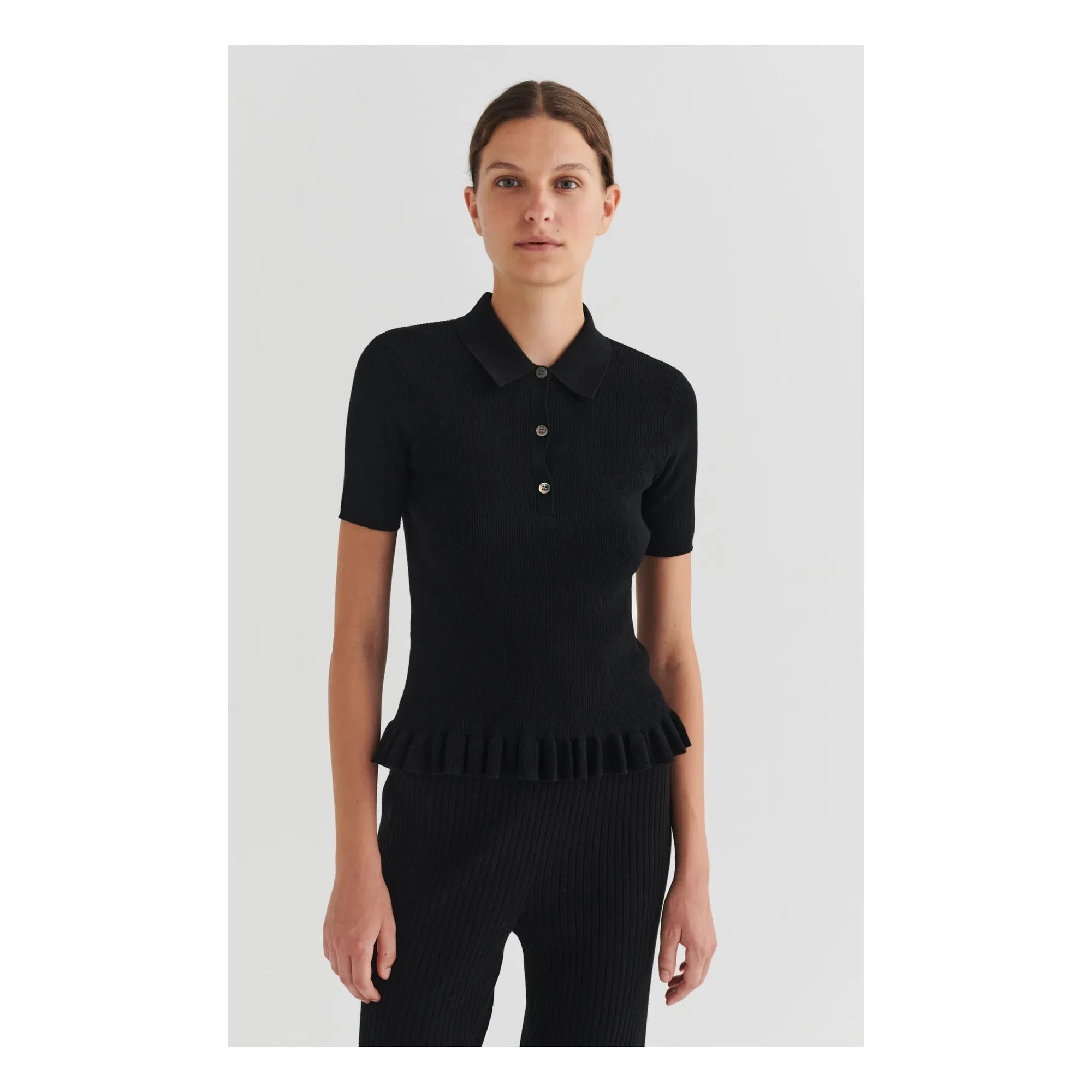 FUB - Polo Rib | Siyah
