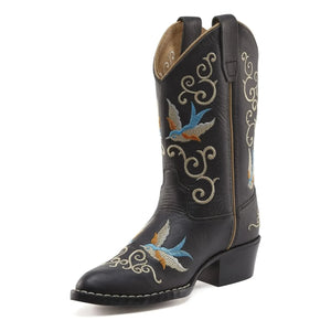 Bootstock - Santiags Deri Dappermaentje X Bootstock | Siyah