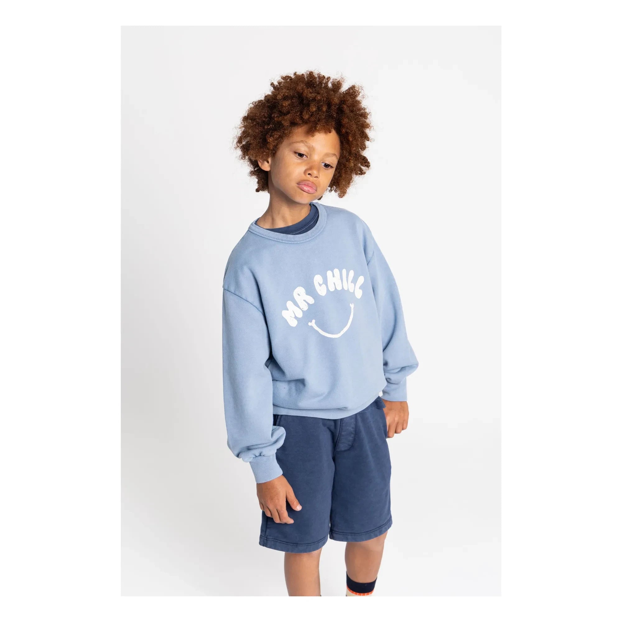 Hundred Pieces - Ryde Organic Cotton Sweatshirt | Gray Blue