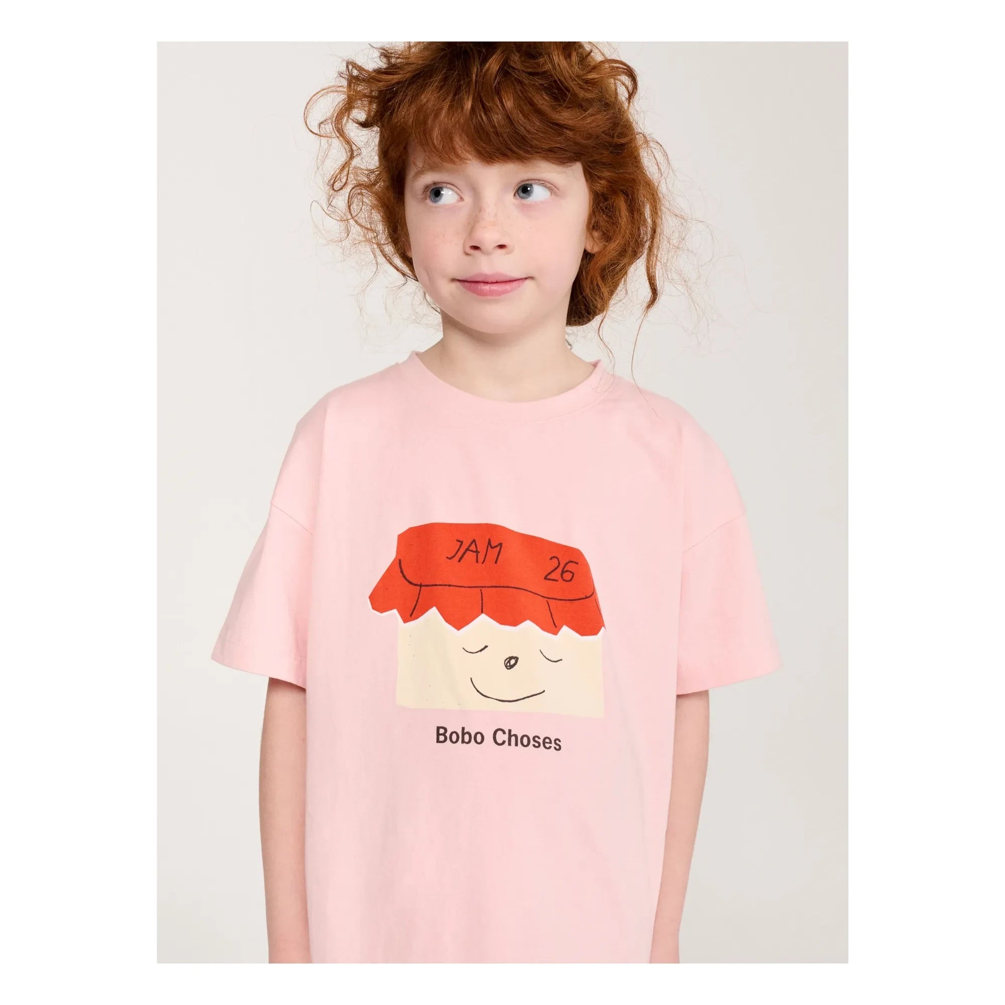 Bobo Choses - Marmelade 26 Bio-Baumwoll-T-Shirt und Shorts-Set | Rosa