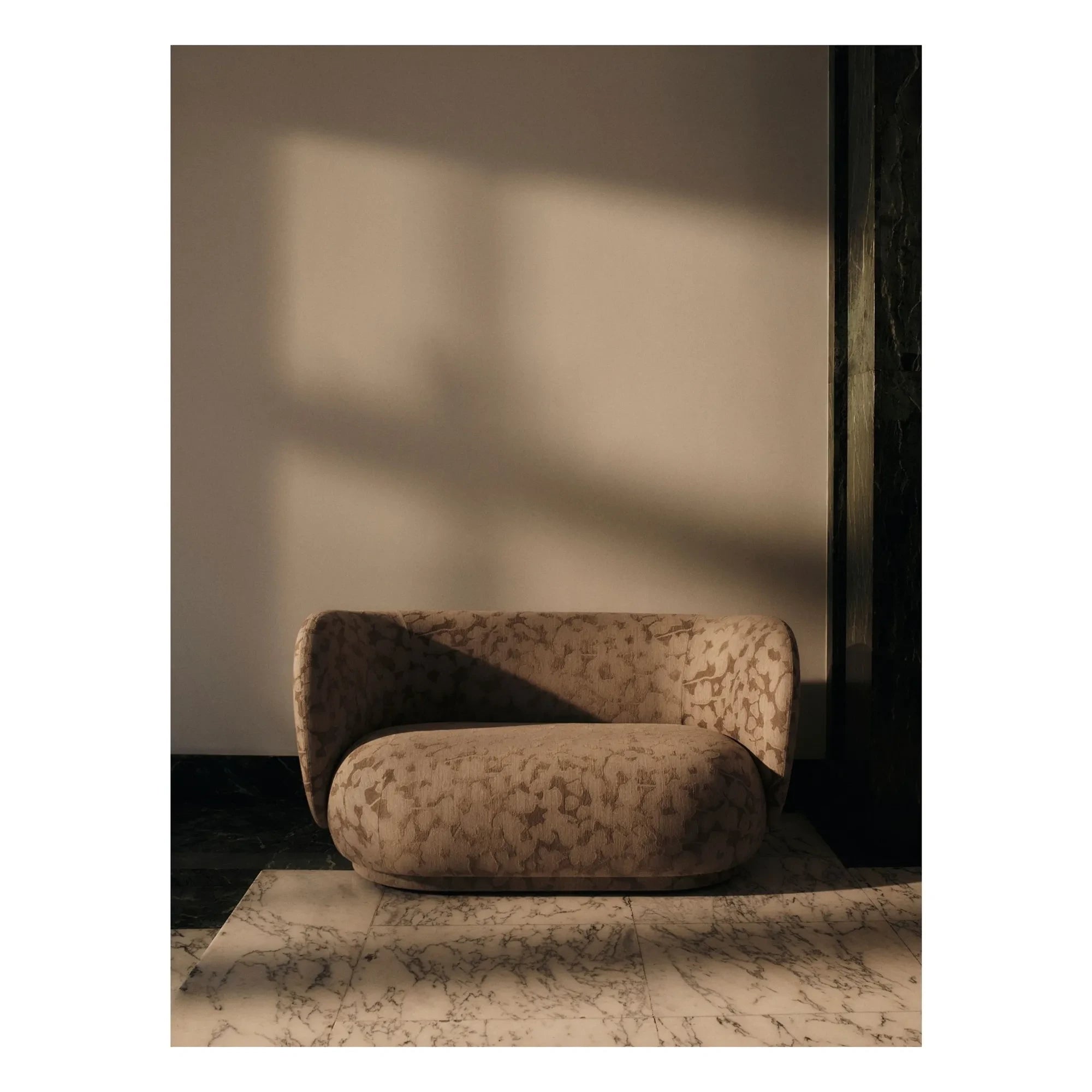 Ferm Living - 2 kişilik kanepe Rico Cilla Cilla | Vizon kahverengi