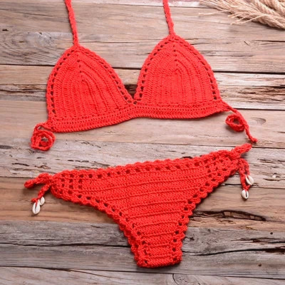 Jesminda - Örme Siyah Brezilya Bikini Takımı