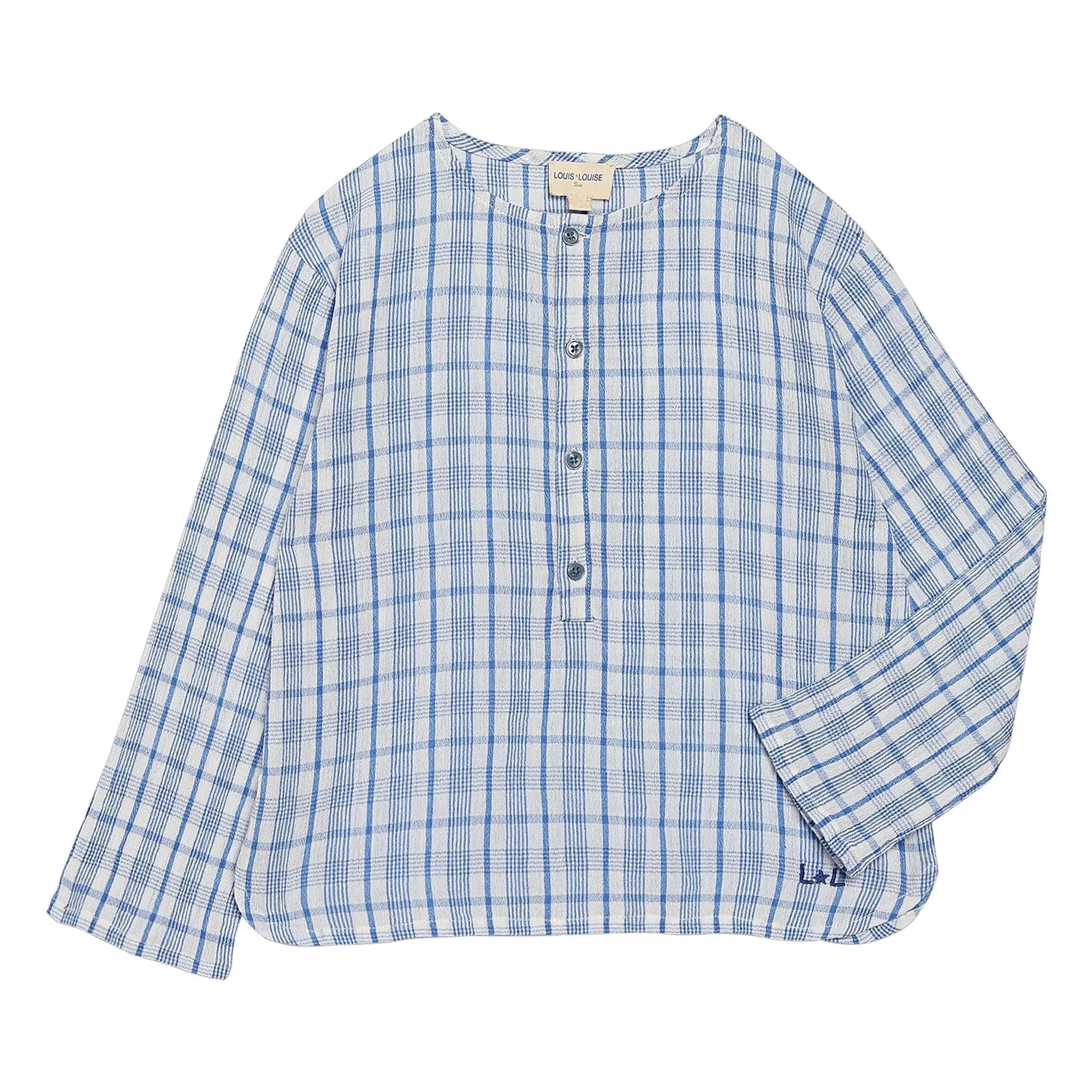 Louis Louise - Kurta Uncle Ekose | Mavi