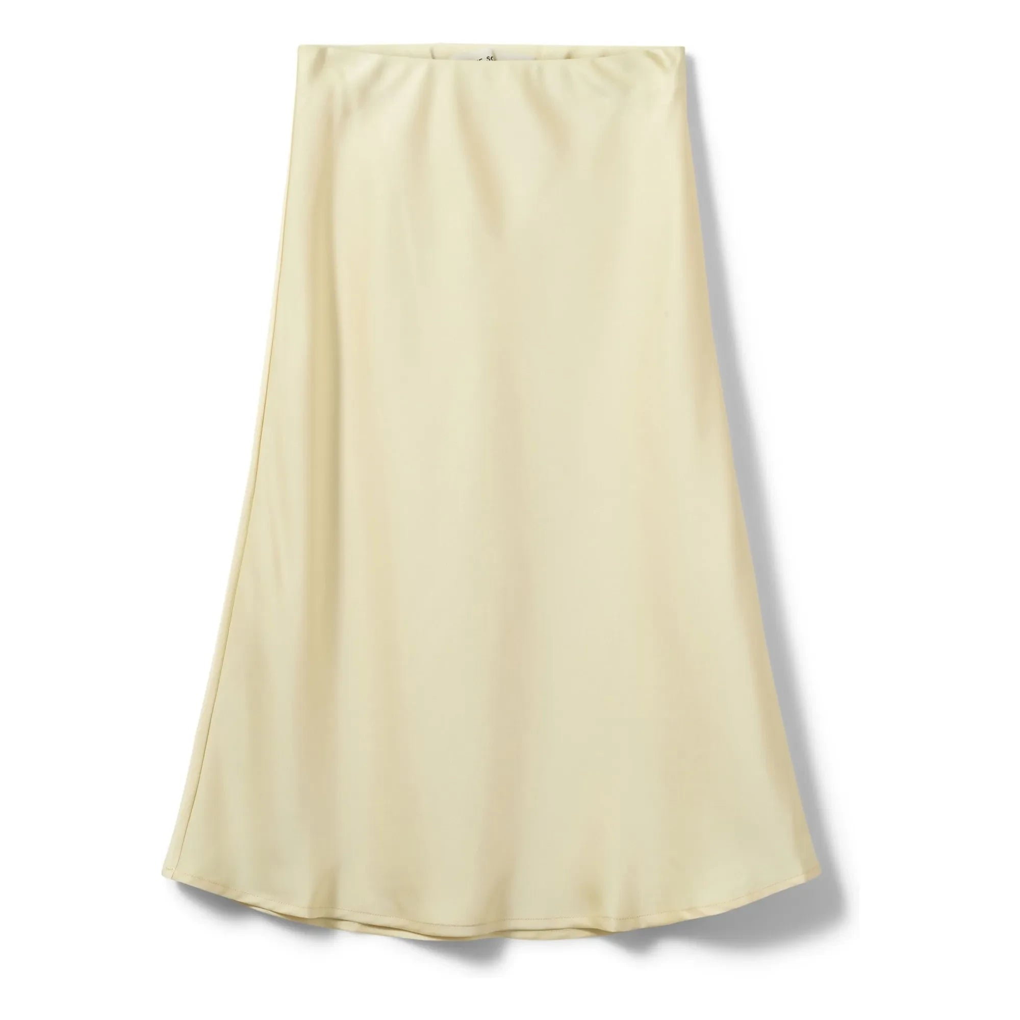 Sofie Schnoor - Long Satin Skirt Safia | Pale Yellow