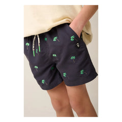 Tumble N'Dry – Palmeira Badeshorts aus recycelter Faser | Dunkelblau