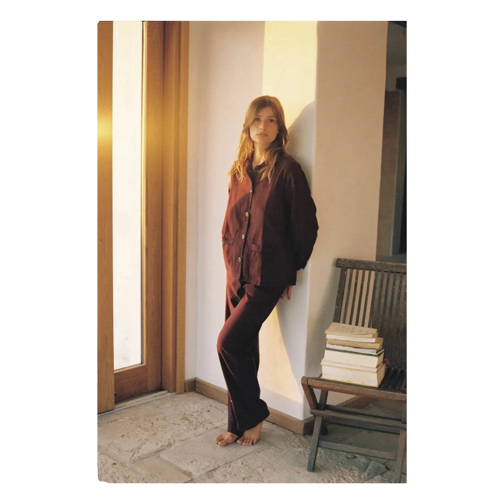 Scarlette Ateliers - Claudine Jasper pijama | Bordo