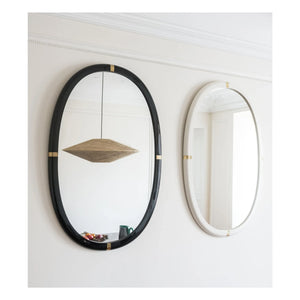 The Socialite Family - Marcello Polished Wooden Mirror | Black