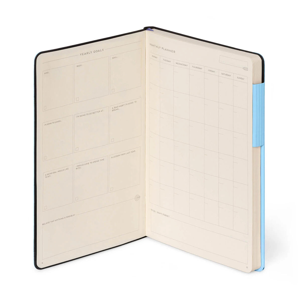 Legami - Aura Monochrome Soft Cover Lined Notebook - My Notebook