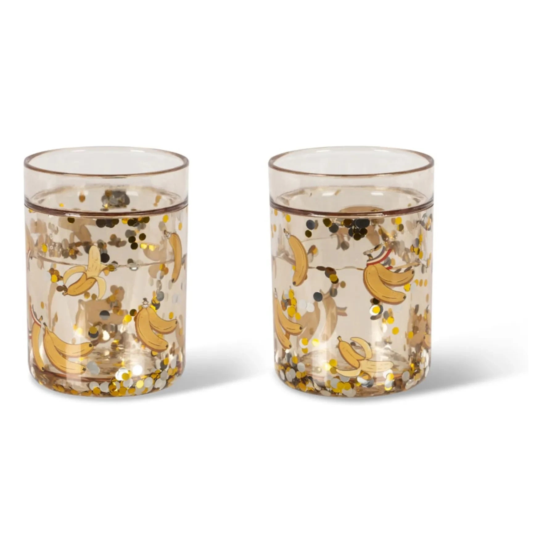Konges Sløjd - Bananenförmige Becher - 2er Set | Gelb