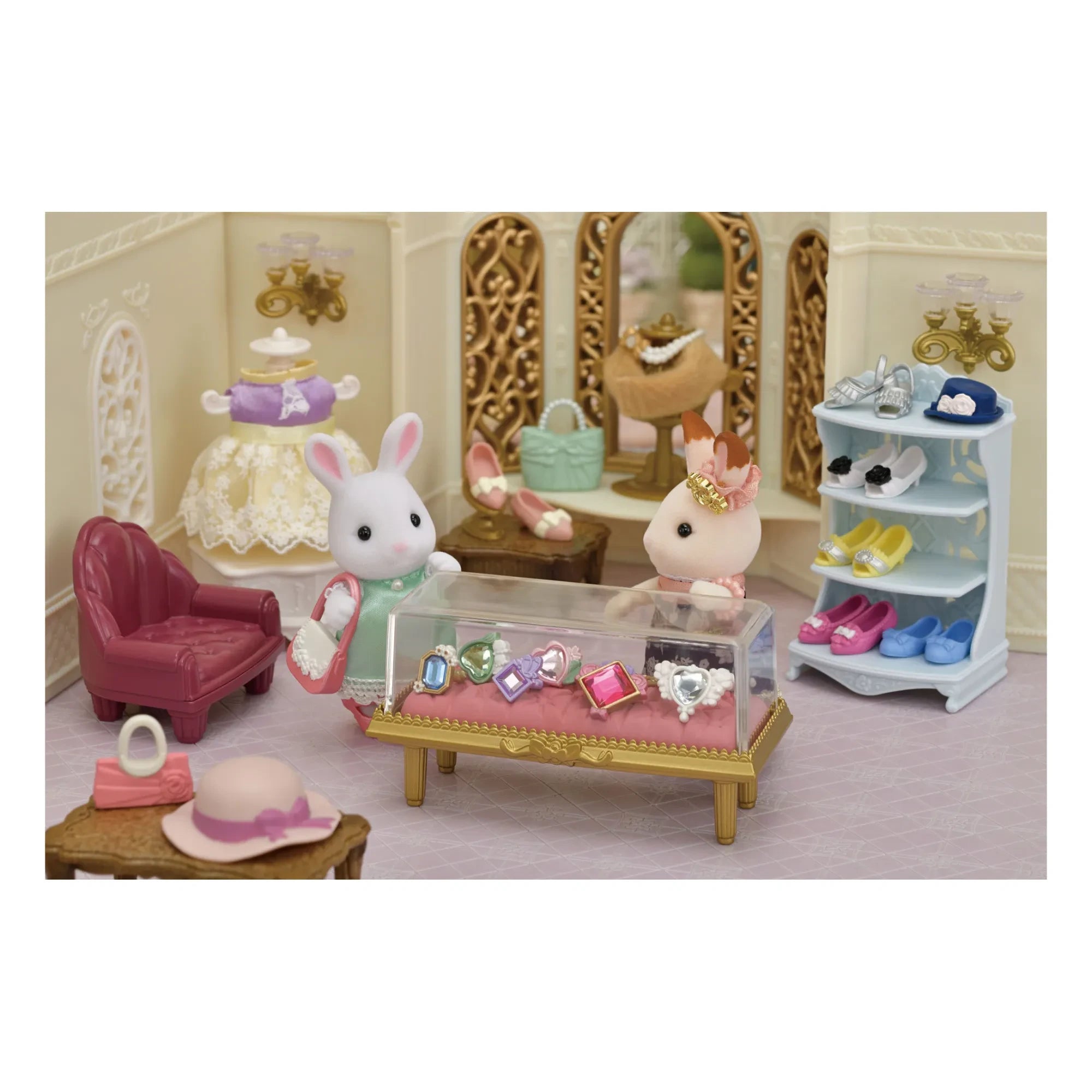 Sylvanian Families - Schwester Kaninchen und Modekoffer