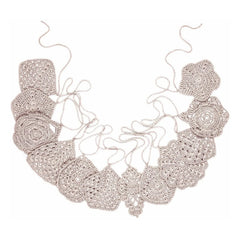 Numero 74 - Hand Knitted Wreath | Powder S018