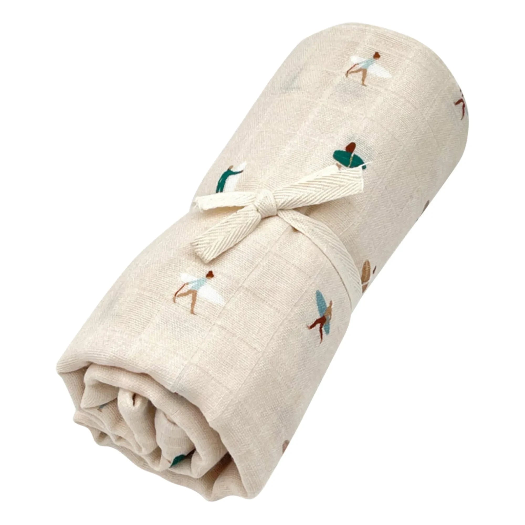 Milinane - Cotton Muslin Swaddle | White