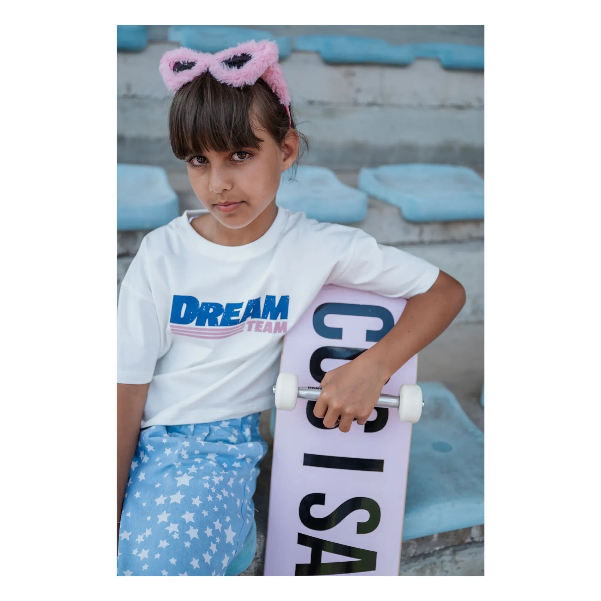 Cos I Said So - Dream Team Organic Cotton Short T-Shirt | White