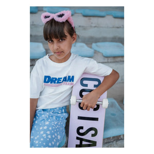 Cos I Said So - Dream Team Organic Cotton Short T-Shirt | White