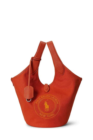 Polo Ralph Lauren pamuklu kadın tote çanta