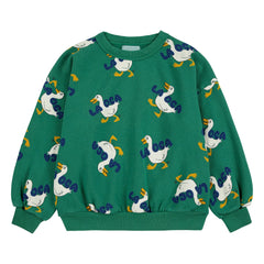 Bobo Choses - Sweat Ducks La OCA Bio-Baumwolle | Grün