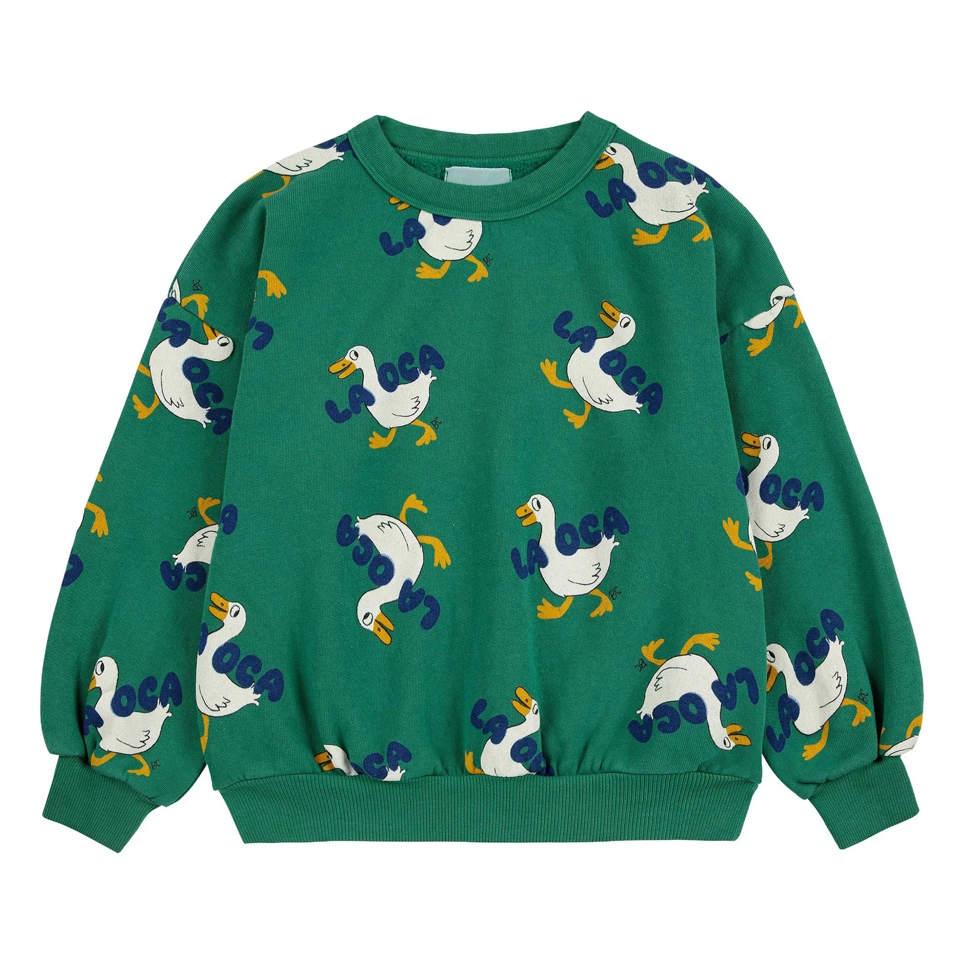 Bobo Choses - Sweat Ducks La OCA Bio-Baumwolle | Grün