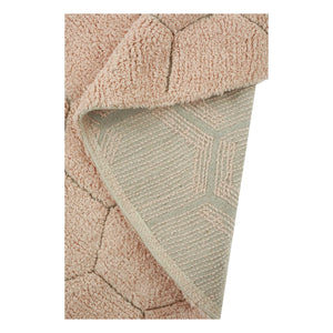 Lorena Canals - Teppich Honeycomb rund | Rosa