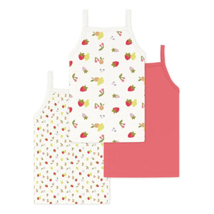 Petit Bateau - 3er Pack Frucht-Unterhemden | Weiß
