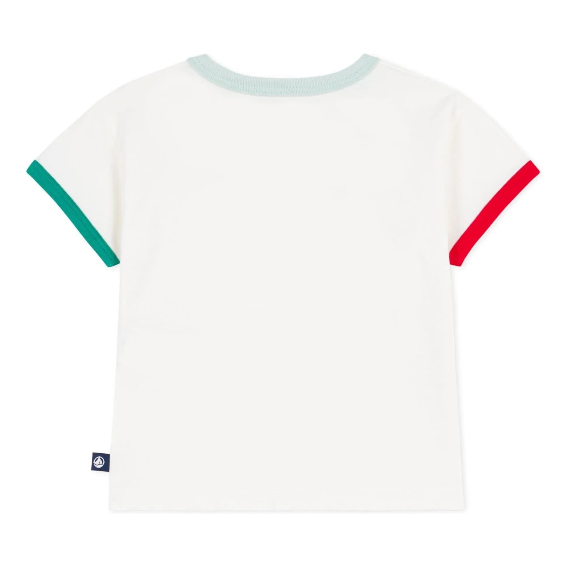 Petit Bateau - Bel Été Organic Cotton Contrast T-Shirt | White