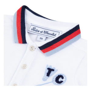 Tartine et Chocolat - Polo Badminton 77 | Weiß