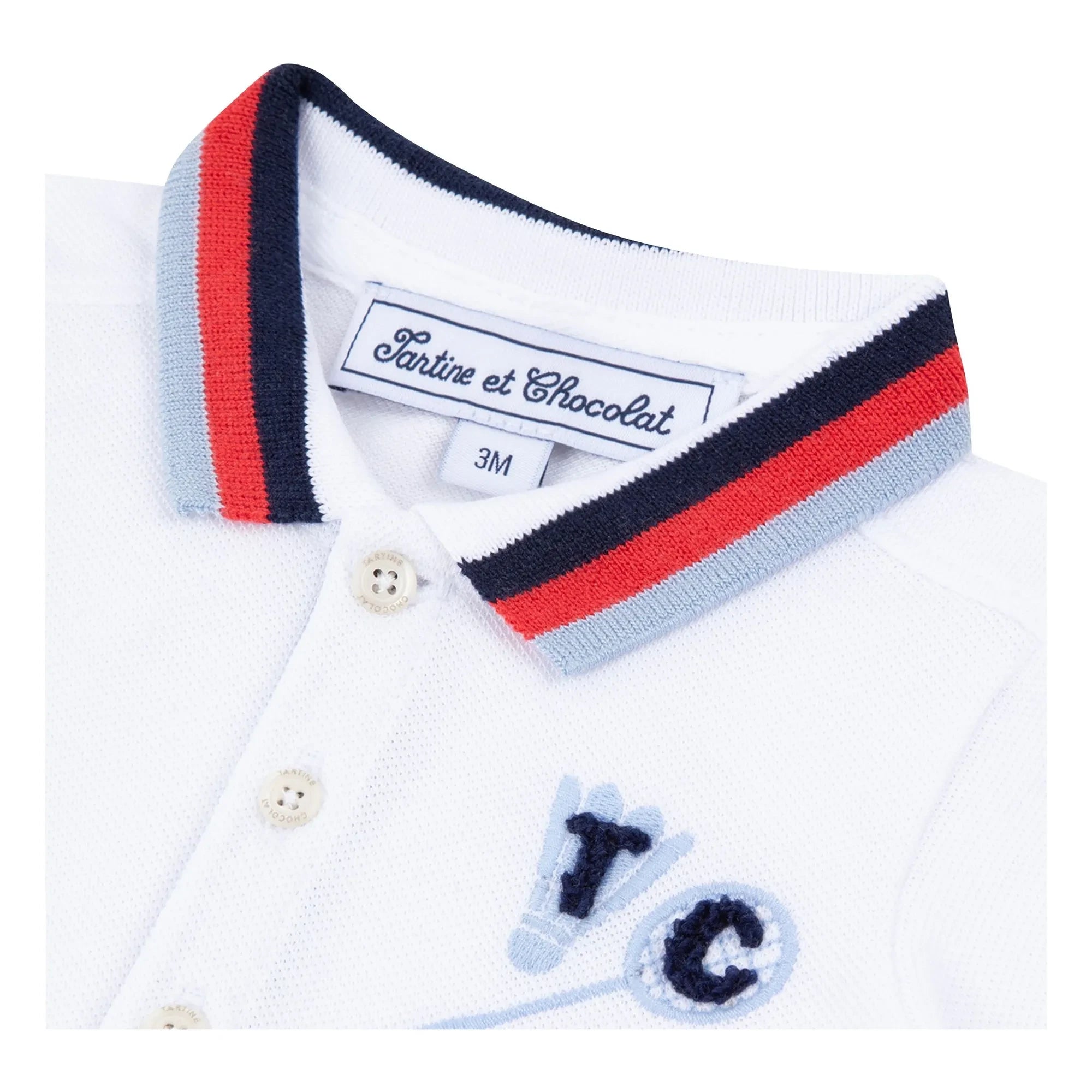 Tartine et Chocolat - Polo Badminton 77 | Weiß