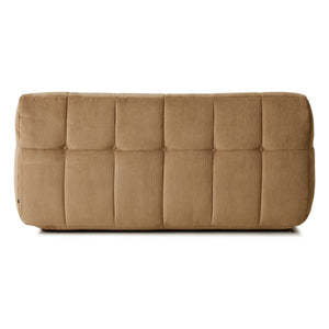 HKliving - Lazy fit velvet armchair | Light Brown