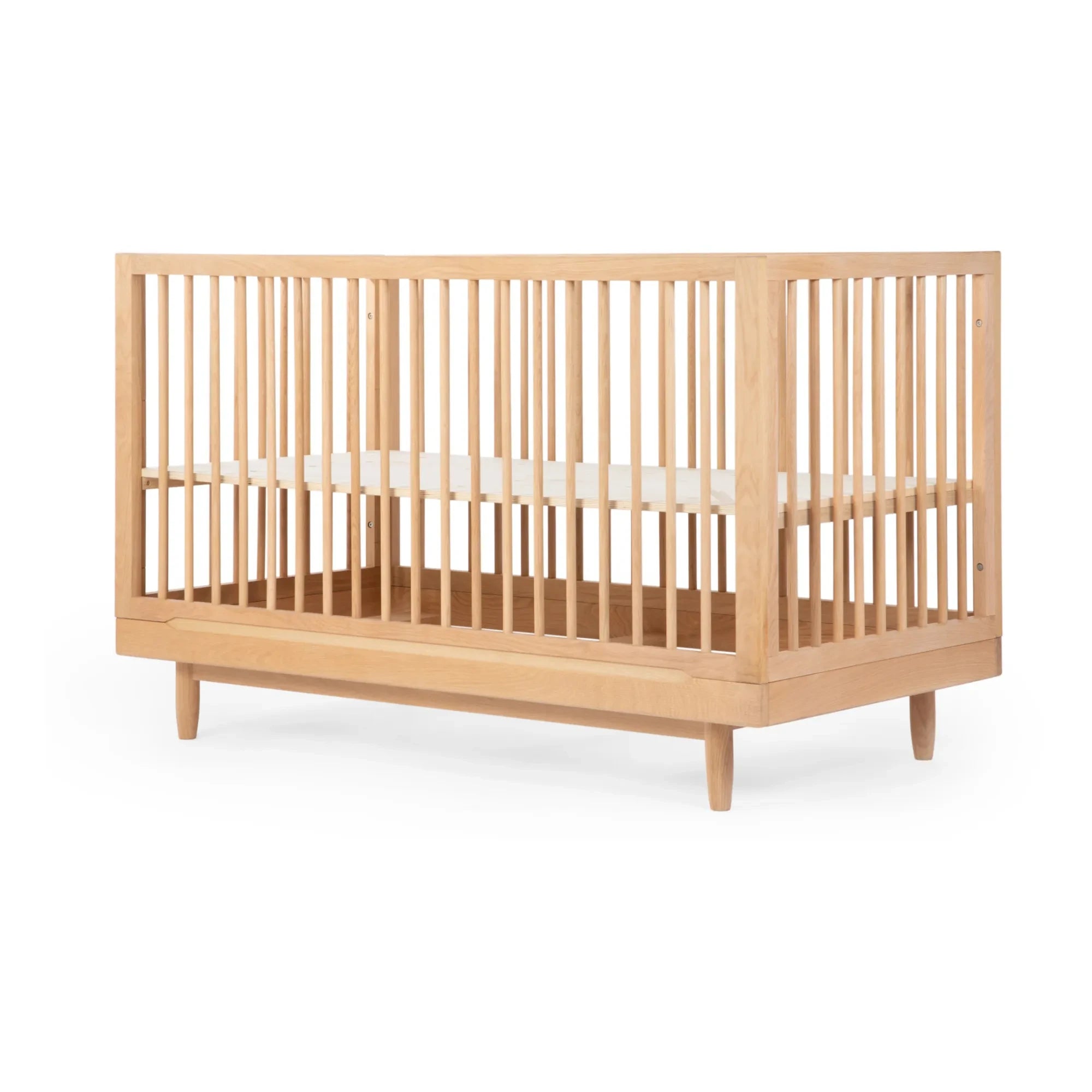 Nobodinoz - Pure Convertible Baby Crib 70x140 cm | Oak