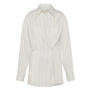 Momoni - Titi Striped Shirt | Cream